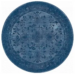 Rond vloerkleed - Gombalia (blauw)