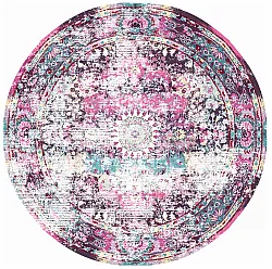 Rond vloerkleed - Jedaida (roze/multi)