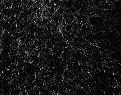 Hoogpolig vloerkleed - Soft Deluxe (zwart)