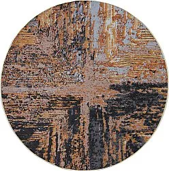 Rond vloerkleed - Tizzano (goud/multi)