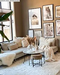 Hoogpolig vloerkleed - Cosy (wit)