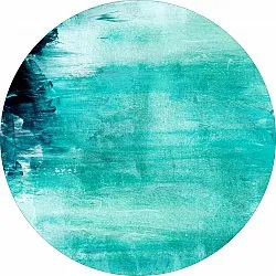 Rond vloerkleed - Jolie (turkoois)