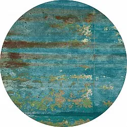 Rond vloerkleed - Domont (turkoois)