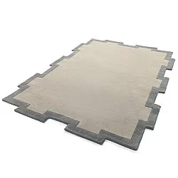 Wollen-vloerkleed - Agra Hand Tufted Wool Premium (grijs)