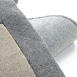 Wollen-vloerkleed - Agra Hand Tufted Wool Premium (grijs)