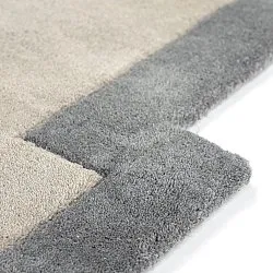Wollen-vloerkleed - Agra Hand Tufted Wool Premium (grijs)
