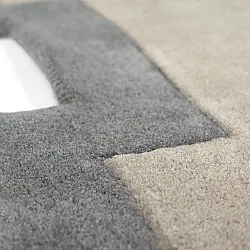 Wollen-vloerkleed - Agra Hand Tufted Wool Premium (grijs)