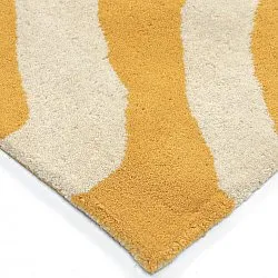 Wollen-vloerkleed - Aiz Hand Tufted Wool Premium (geel)
