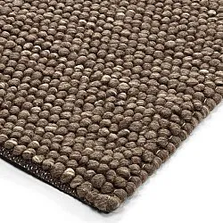 Wollen-vloerkleed - Avafors Wool Bubble (bruin/beige)