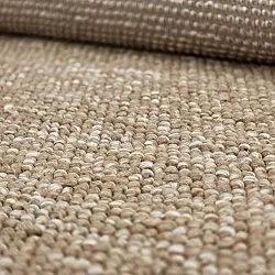 Wollen-vloerkleed - Avafors Wool Bubble (lichtbruin/wit)