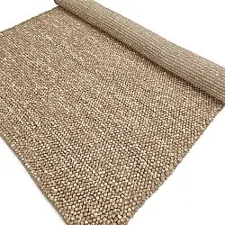 Wollen-vloerkleed - Avafors Wool Bubble (lichtbruin/wit)