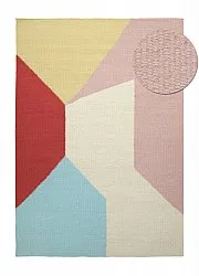Wollen-vloerkleed - Aveiro (roze/multi)