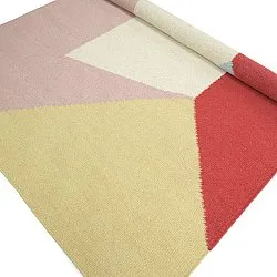 Wollen-vloerkleed - Aveiro (roze/multi)