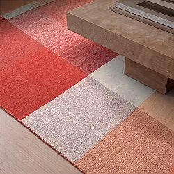 Wollen-vloerkleed - Chaves (rood/oranje)