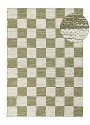 Wollen-vloerkleed - Dundee (groen/wit)