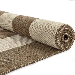 Wollen-vloerkleed - Garine (bruin/beige)