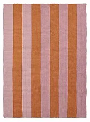 Wollen-vloerkleed - Garine (oranje/roze)