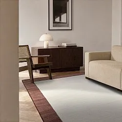 Wollen-vloerkleed - Gaya Hand Tufted Wool Premium (crème/bruin)