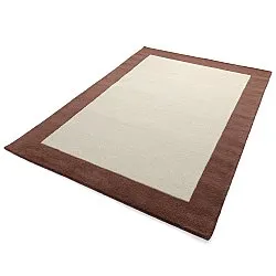 Wollen-vloerkleed - Gaya Hand Tufted Wool Premium (crème/bruin)