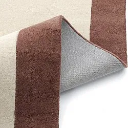 Wollen-vloerkleed - Gaya Hand Tufted Wool Premium (crème/bruin)