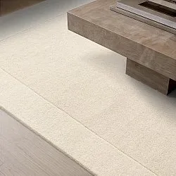 Wollen-vloerkleed - Gaya Hand Tufted Wool Premium (crème/wit)
