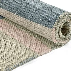 Wollen-vloerkleed - Gingham (no. 1)