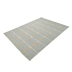 Wollen-vloerkleed - Gingham (no. 6)