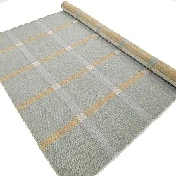 Wollen-vloerkleed - Gingham (no. 6)