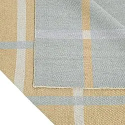 Wollen-vloerkleed - Gingham (no. 6)