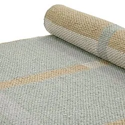 Wollen-vloerkleed - Gingham (no. 6)