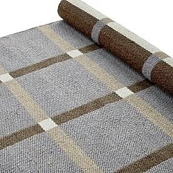 Wollen-vloerkleed - Gingham (no. 7)