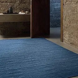Wollen-vloerkleed - Hamilton (marineblauw)