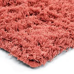 Wollen-vloerkleed - Khenifra Handknot Wool Premium (oranje/rood)