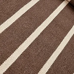 Wollen-vloerkleed - Luton (natuur/donker taupe)