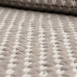 Wollen-vloerkleed - Ovelia (taupe/wit)