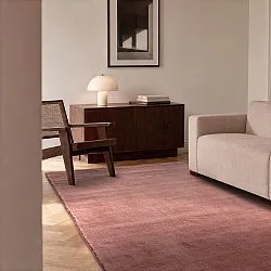 Wollen-vloerkleed - Rozel Handloom Wool Premium (stofrood)