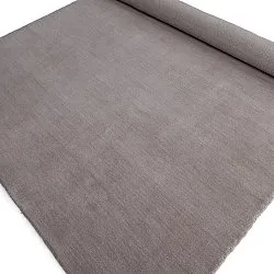 Wollen-vloerkleed - Rozel Handloom Wool Premium (licht taupe)