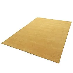 Wollen-vloerkleed - Rozel Handloom Wool Premium (oker)