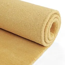 Wollen-vloerkleed - Rozel Handloom Wool Premium (oker)