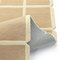 Wollen-vloerkleed - Syl Hand Tufted Wool Premium (beige/crème)