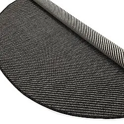 Rond vloerkleed - Indoor/Outdoor Bennett (zwart)