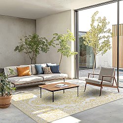 Vloerkleden voor binnen en buiten - Boyd (geel)