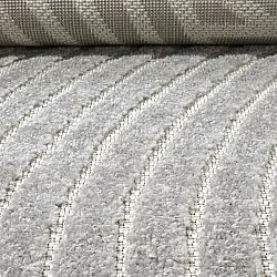 Rond vloerkleed - Indoor/Outdoor Devon (grijs)