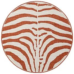 Rond vloerkleed - Indoor/Outdoor Winona (oranje)