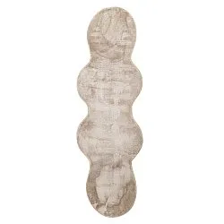 Golvend Loper Vloerkleed - Aranga Super Soft Fur (bruin)