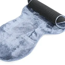 Golvend Loper Vloerkleed - Aranga Super Soft Fur (staalblauw)