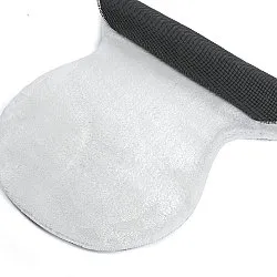 Golvend Loper Vloerkleed - Aranga Super Soft Fur (wit)