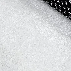 Rond Golvend Vloerkleed - Aranga Super Soft Fur (wit)