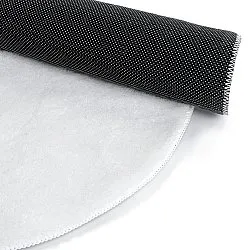 Rond Golvend Vloerkleed - Aranga Super Soft Fur (wit)