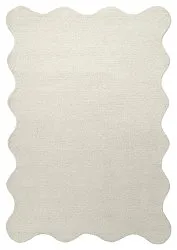 Golvend wollen tapijt - Diu Hand Tufted Wool Premium (wit)